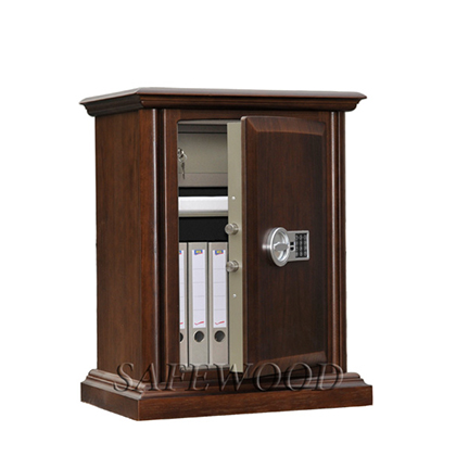 Взломостойкий сейф с отделкой деревом safewood 78el primary
